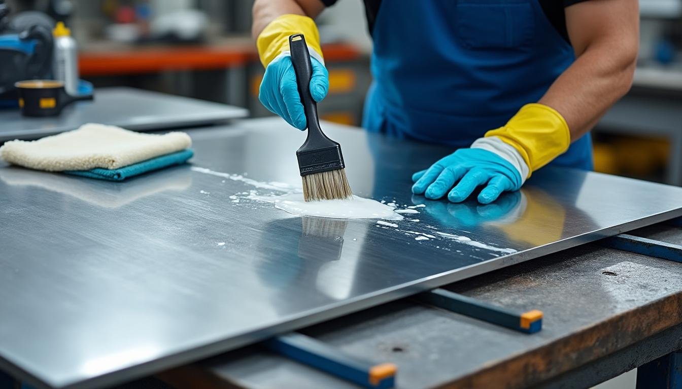 Comment décaper efficacement de la peinture sur métal sans déformer la tôle ?
