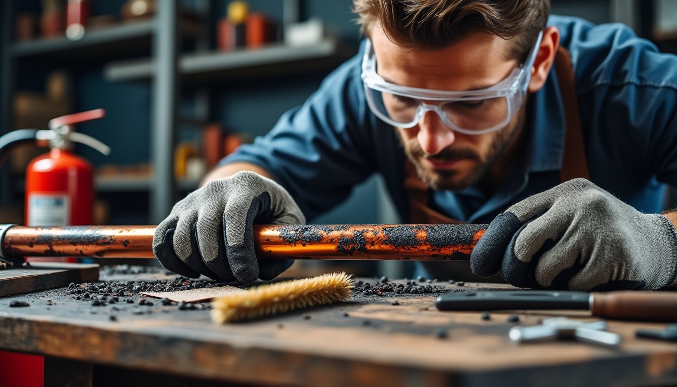 Comment gérer le cuivre brûlé et quelles précautions prendre pour vos travaux ?