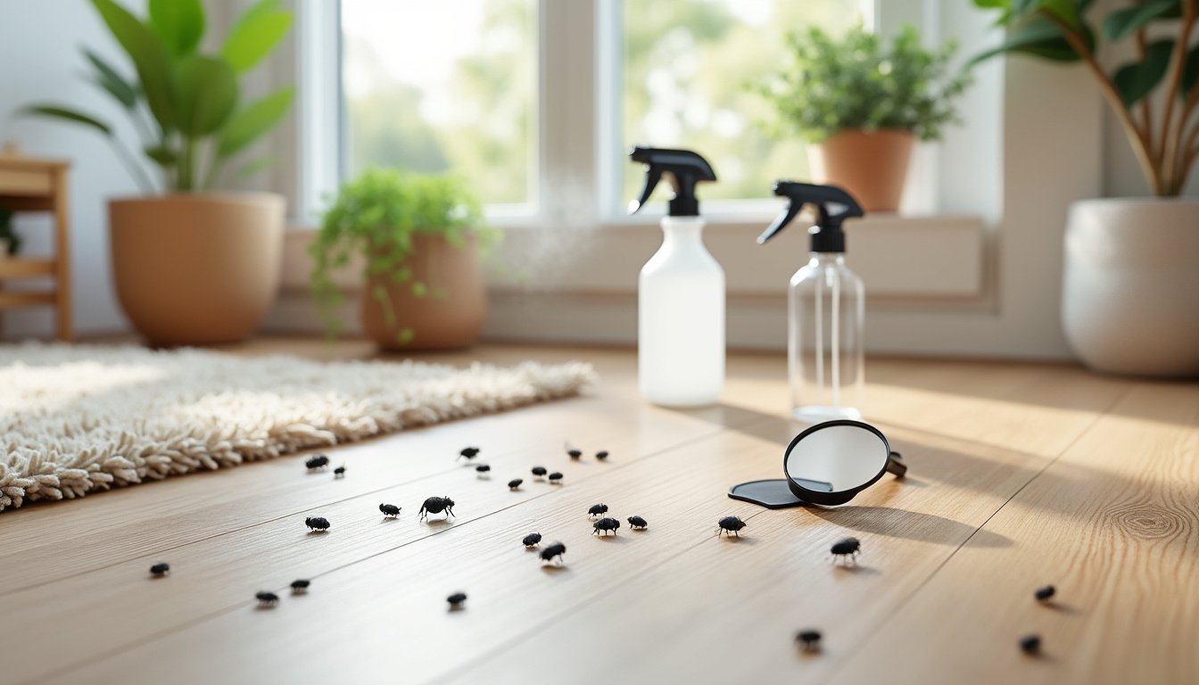 Comment identifier et éliminer les petits insectes noirs et ronds dans votre maison ?