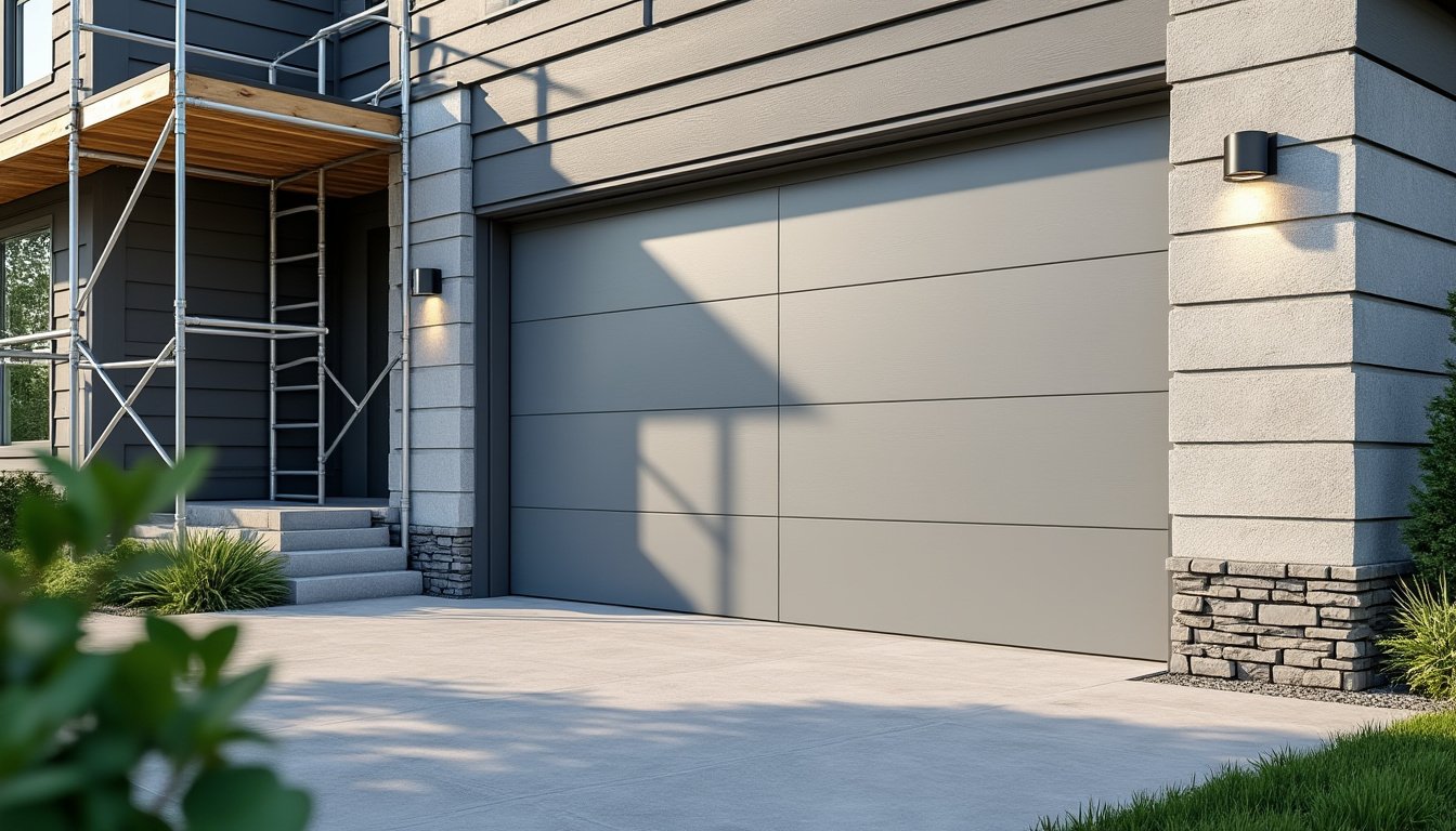 Pourquoi faut-il penser à sa porte de garage lors d’une rénovation de façade ?