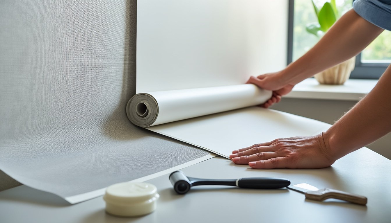 Est-il possible de poser du papier peint sur de la toile de verre ?