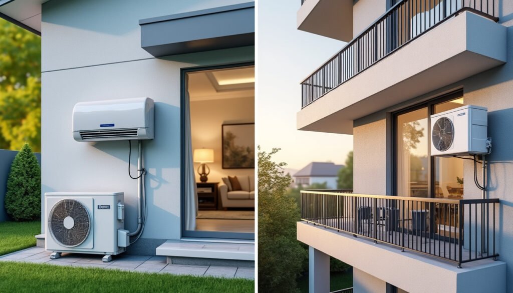 découvrez les principales différences d'installation d'un climatiseur entre une maison et un appartement, et comment adapter votre choix pour un confort optimal.